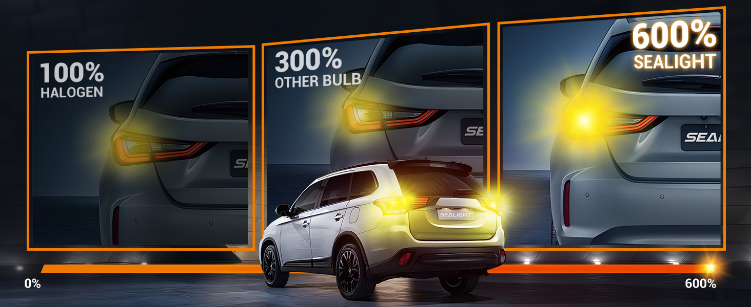 7443 LED Bulb 7440 T20 W21W led light bulb amber turn signal lights 7441 7444 992