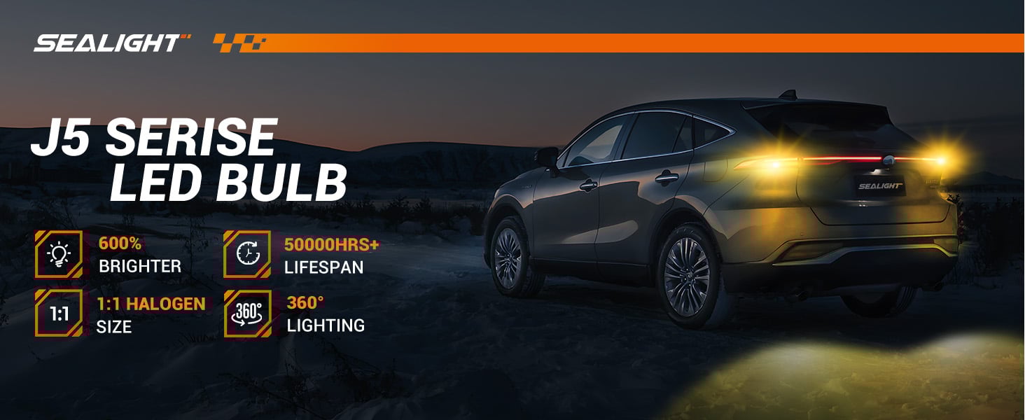 7443 LED Bulb 7440 T20 W21W led light bulb amber turn signal lights 7441 7444 992