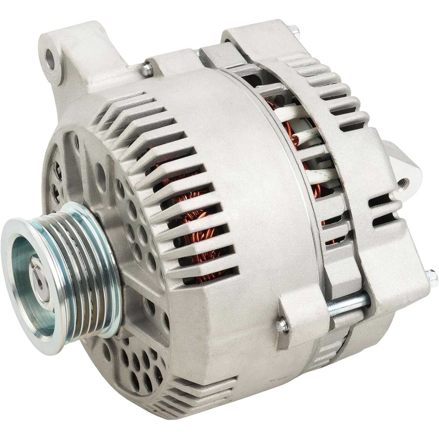 PHILTOP 130Amp Alternator Replacement for Ford,Lincoln,for Mercury E-150 04-06 E-150 07 4.6L E-250 04-08 E-350 Club Wagon 04-05