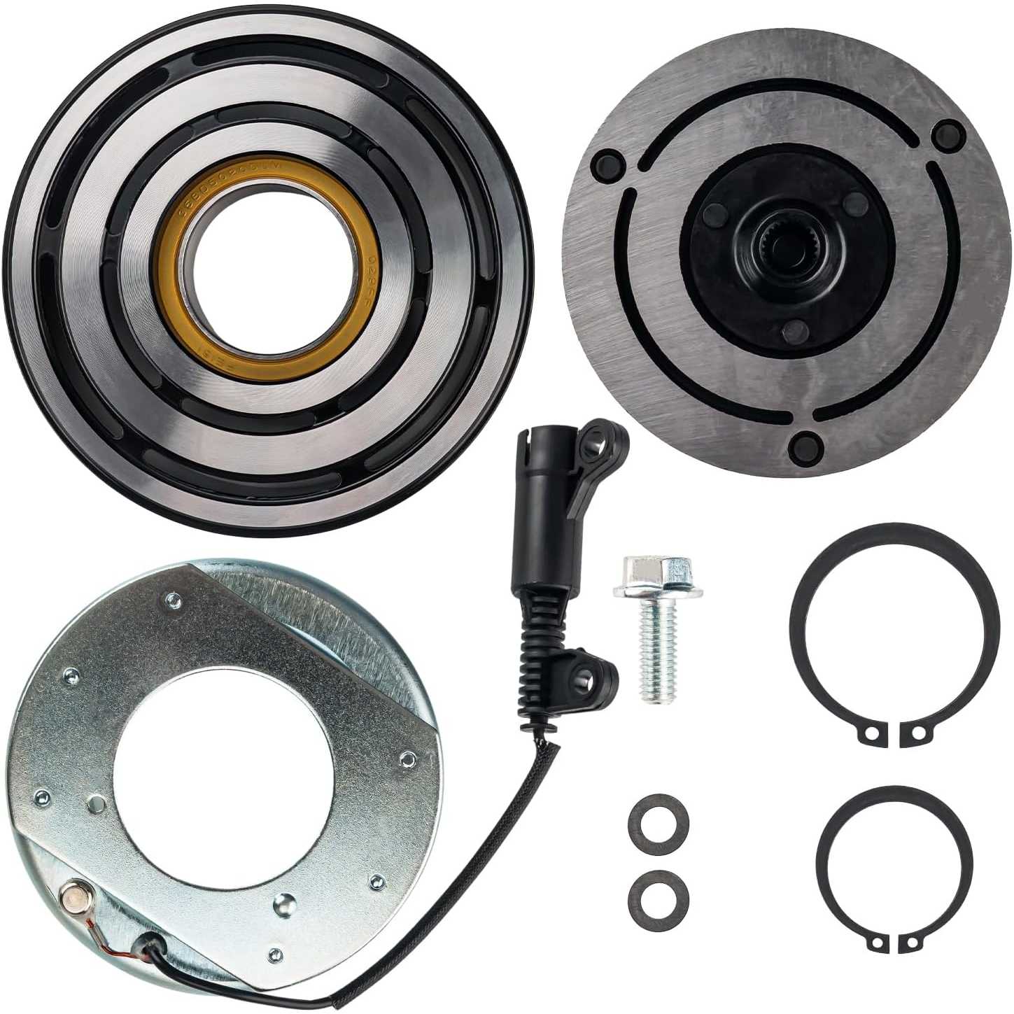 PHILTOP 98275 AC Compressor Clutch for Cooper 2002 2003 2004 2005 2006 2007, Cooper 2008 1.6L, AC Clutch Kit