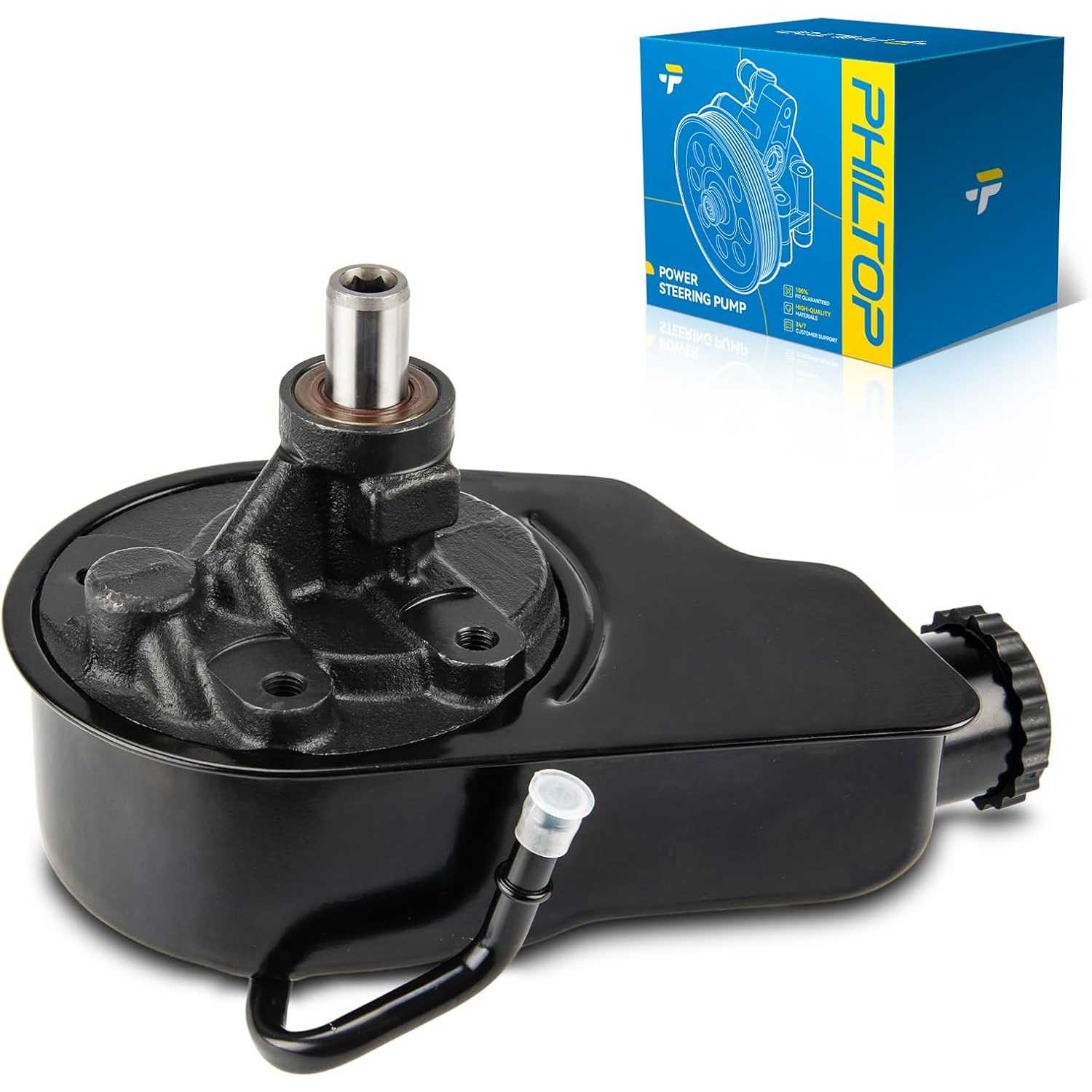 PHILTOP Power Steering Pump 208748, Fit for 1997-2002 Tahoe; Yukon, 1997-1999 K1500; C1500; K1500; C1500, 2000-2002 Suburban 150