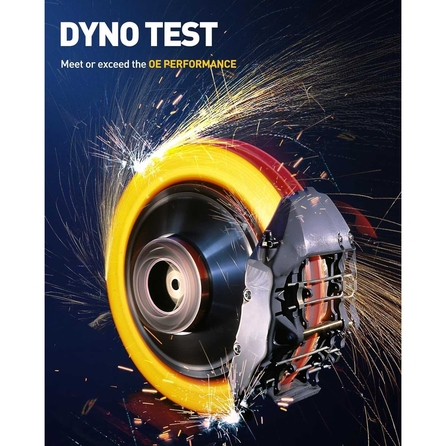 2008 Honda Civic Front Drilled and Slotted Ceramic Brake Pad & Rotor Kit 6