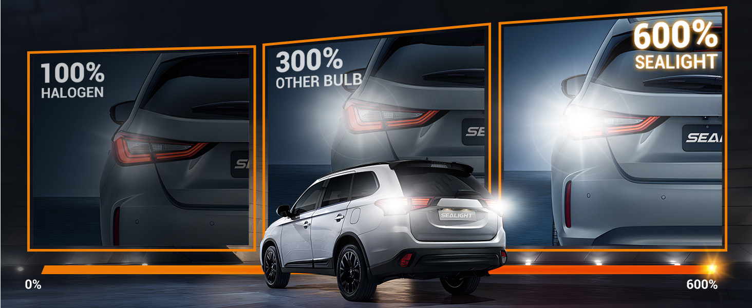 7443 7440 led bulb sealight T20 W21W led light bulb white reverse backup tail light 7441 7444 992