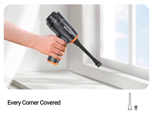 SEALIGHT 6k/12kPa High Power Handheld in Car Vacuum Cleaner