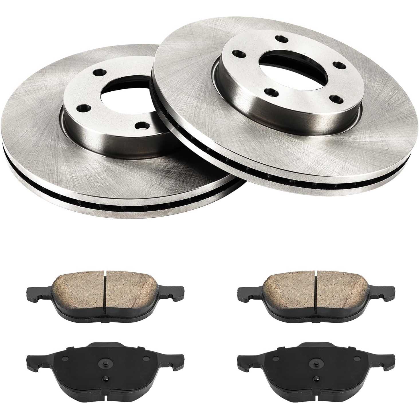 2008 Mazda 3 Front  Ceramic Brake Pad & Rotor Kit 0
