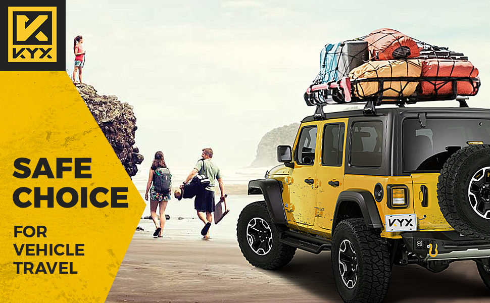 Universal Roof Rack Cargo Basket Carrier