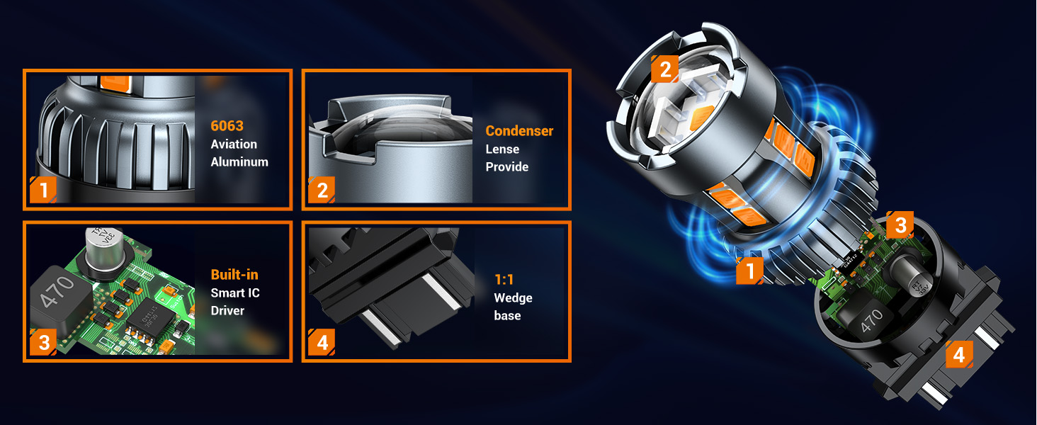 3157 led bulb sealight 3156 4157 3056 T25 led light bulbs amber turn signal tail lights 3156A 3057