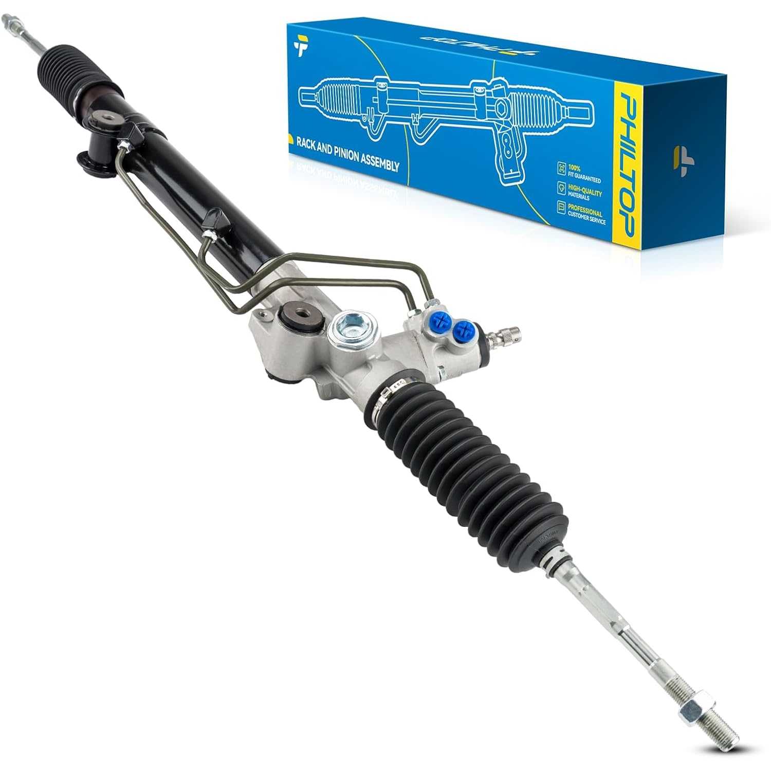 PHILTOP Power Steering Rack and Pinion Assembly Compatible with 2005-2021 Tacoma 2.7L 3.5L 4.0L Replace 26-2629, 262629, 4425004
