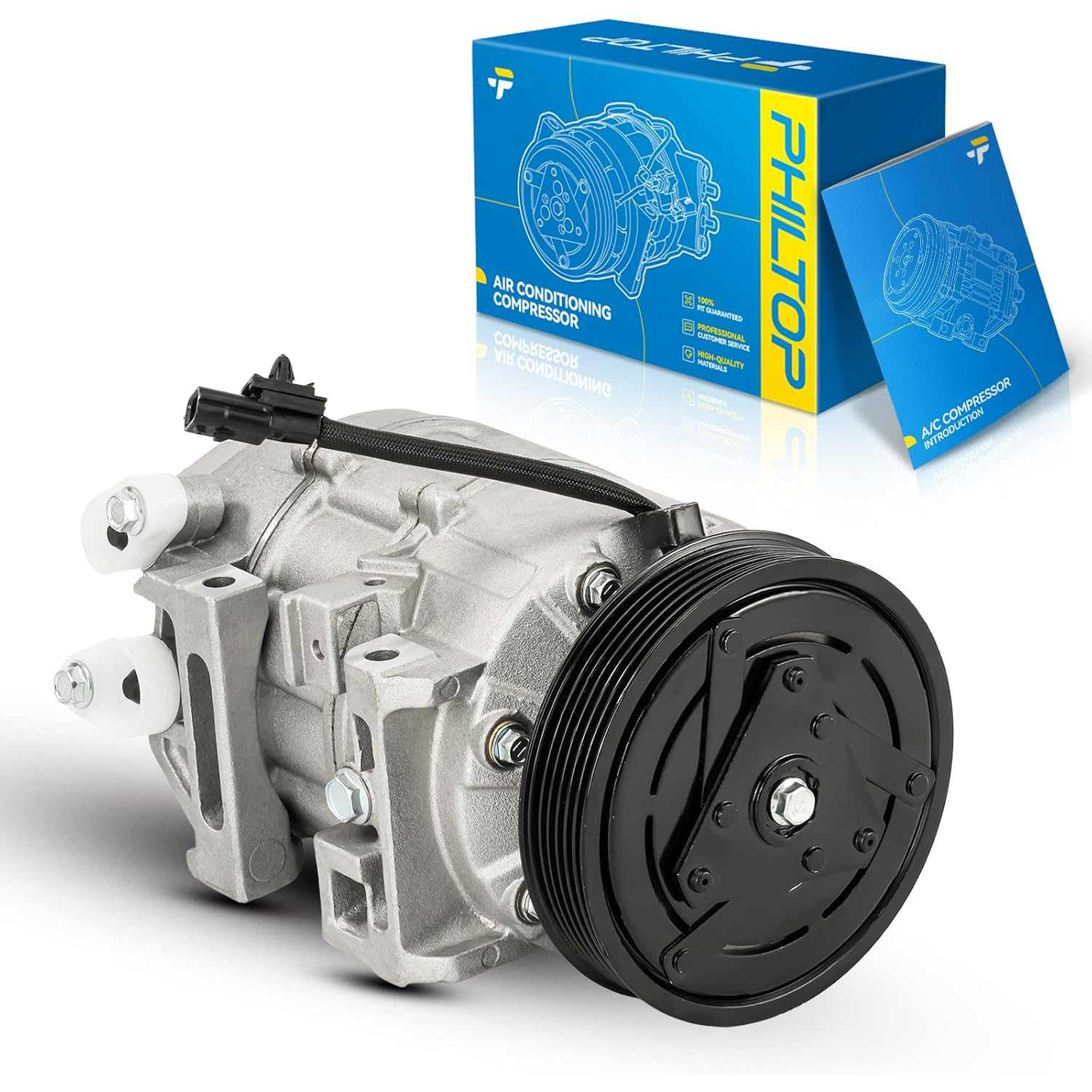 PHILTOP A/C Compressor 68664 Replacement for Nissan Sentra 2007-2012 2.5L