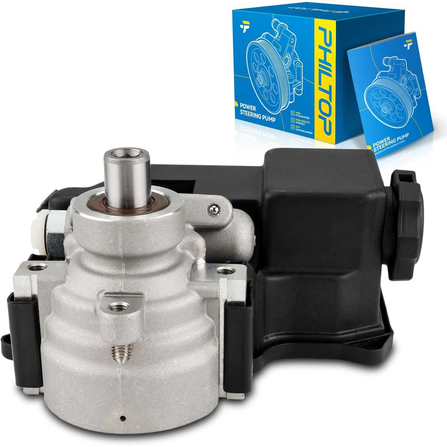 PHILTOP Power Steering Pump Replacement 2066989, Fit for 2004-2012 Colorado; Canyon, 2007-2008 i-290; i-370, 2006 i-280; i-350,