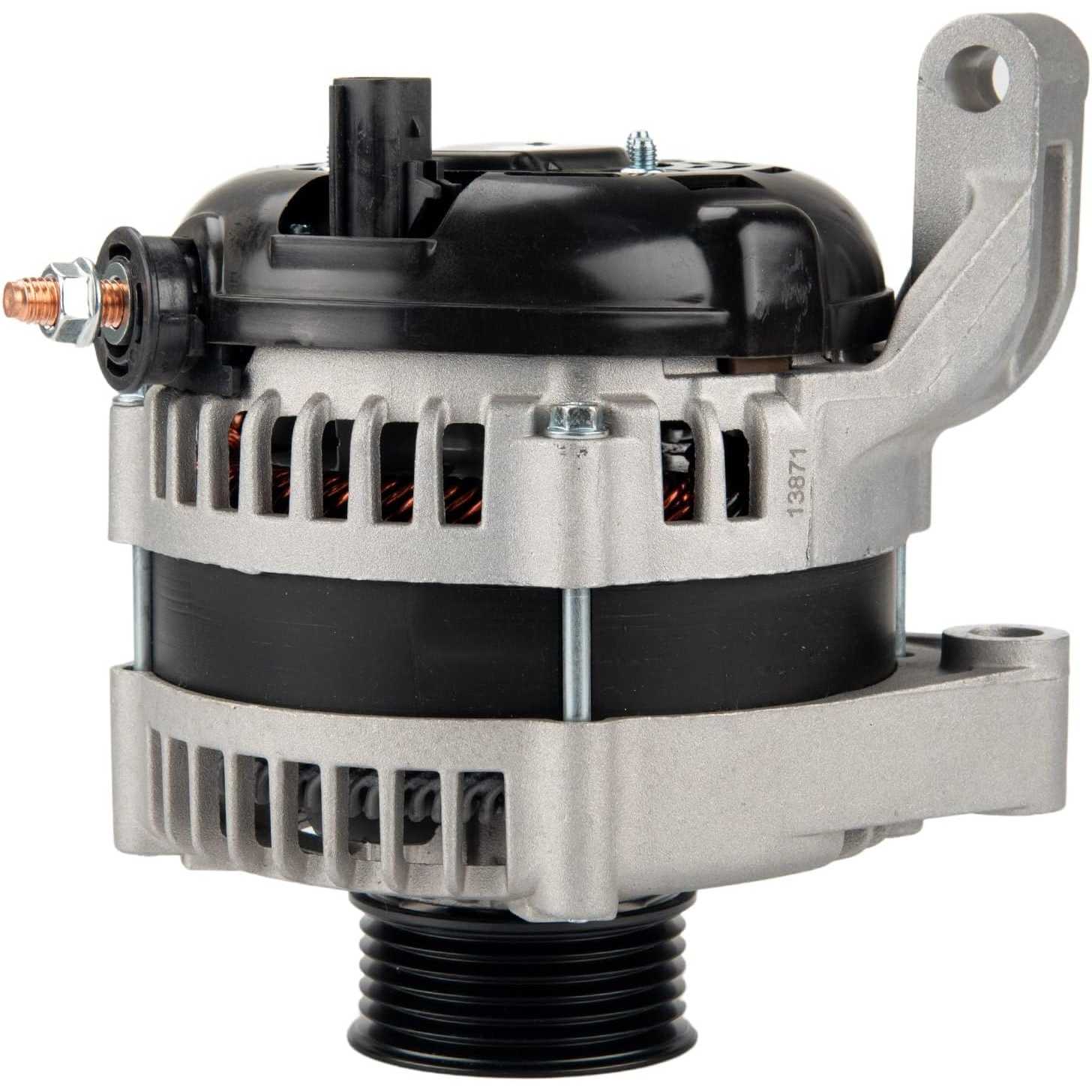 PHILTOP Alternator 13871N Fit for Dodge 01-07 Grand Caravan, for Chrysler Town & Country, Caravan,01-03 Voyager 12V 140Amp C