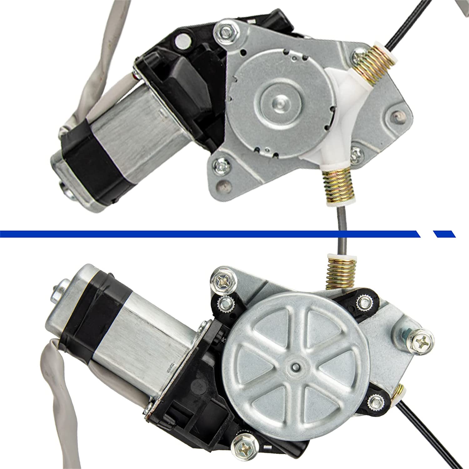 KAX® 2003-2008 Honda Pilot Rear Right Passenger Side Power Window Regulator with Motor 5