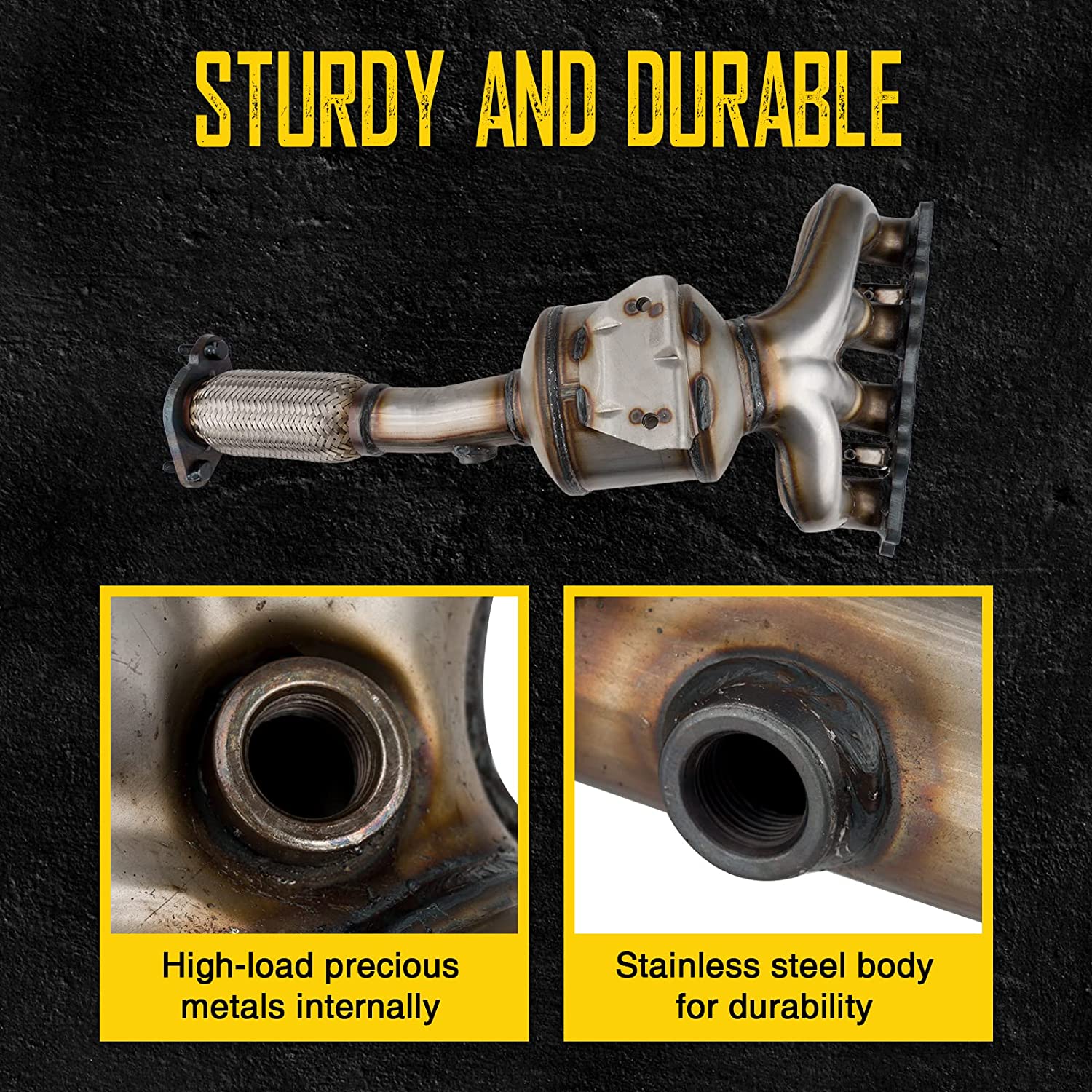 1.6L Catalytic Converter for 2011 Ford Fiesta 1Pc EPA Compliant 2