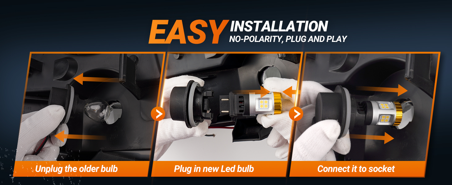 Sealight 3157 3156 3056 3057 4057 4157 LED Light Bulb White Reverse Backup Tail Blinker Light