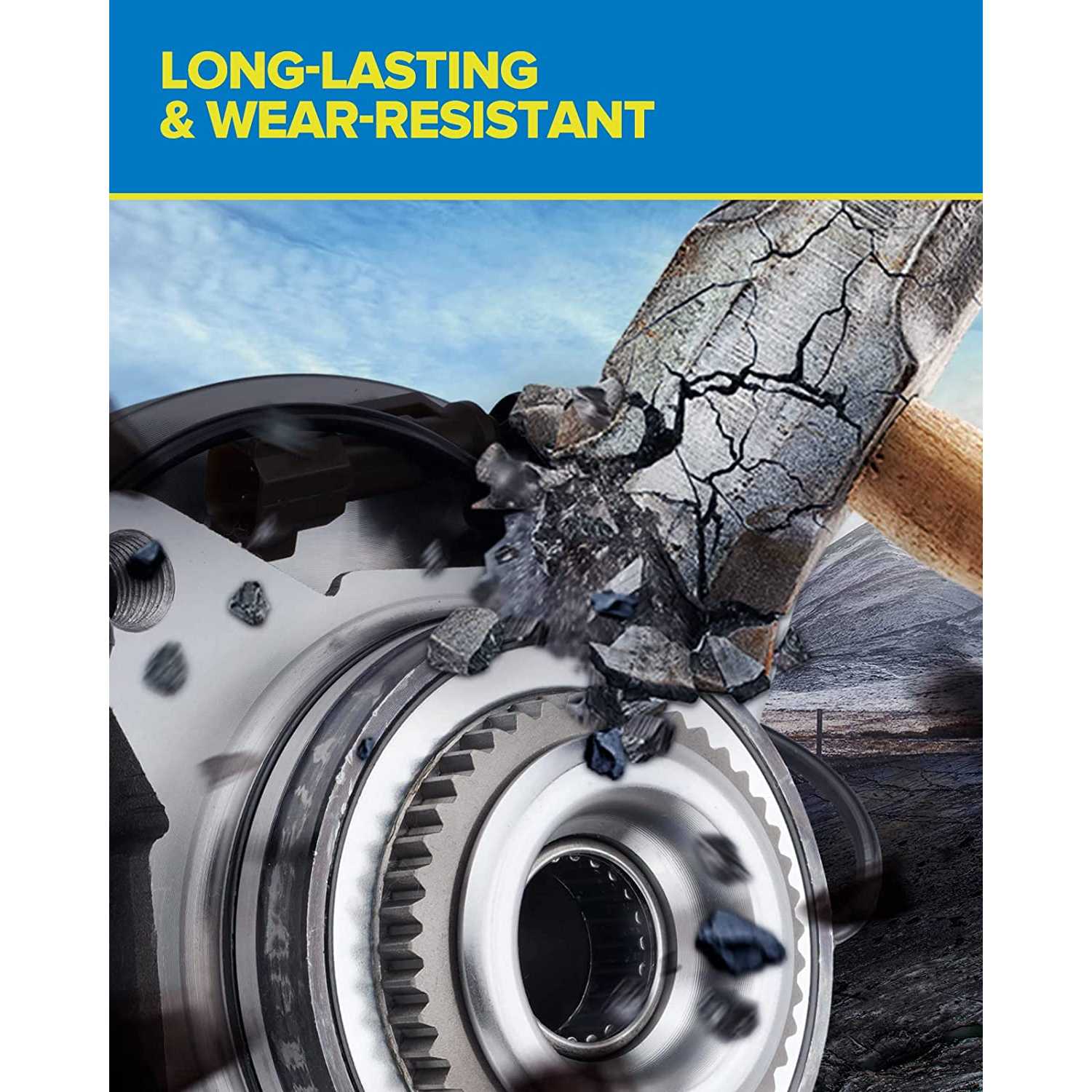 Rear Wheel Hub Bearing Assembly 2PCS for 2013 Hyundai Sonata 3