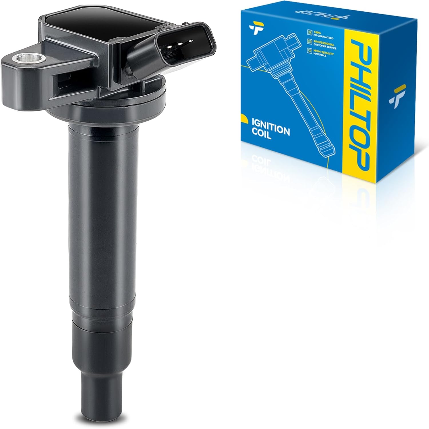 PHILTOP Ignition Coil Pack for Tundra Sequoia 4Runner GX470 LS430 SC430 Land Cruiser LX470 GS430, Ignition Coil Pack UF230
