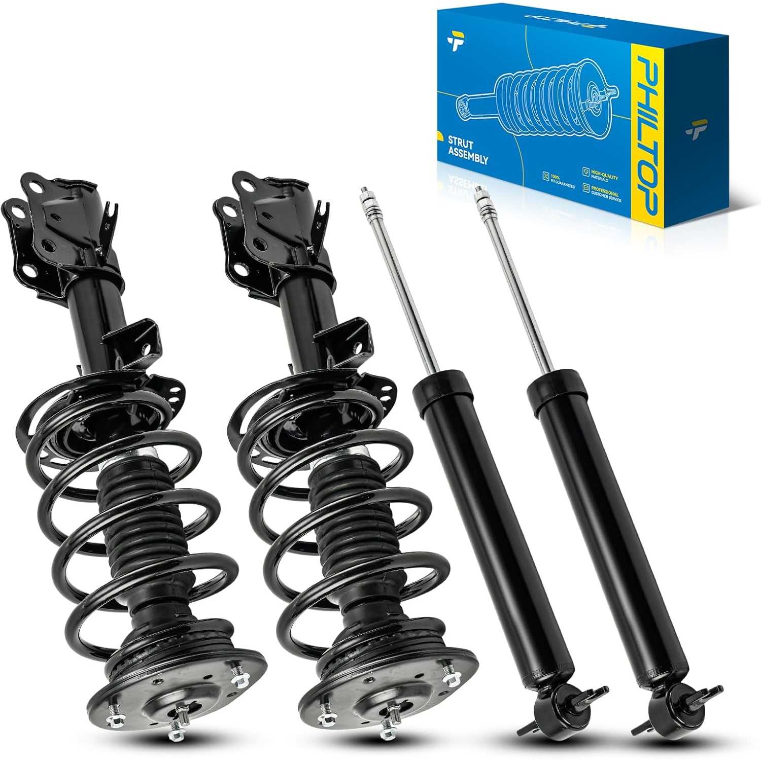 PHILTOP Struts Front And Rear Shocks Automotive Replacement Shocks 272638 5667 For 2013 2014 2015 2016 2017 2018 2019 2020 Ford