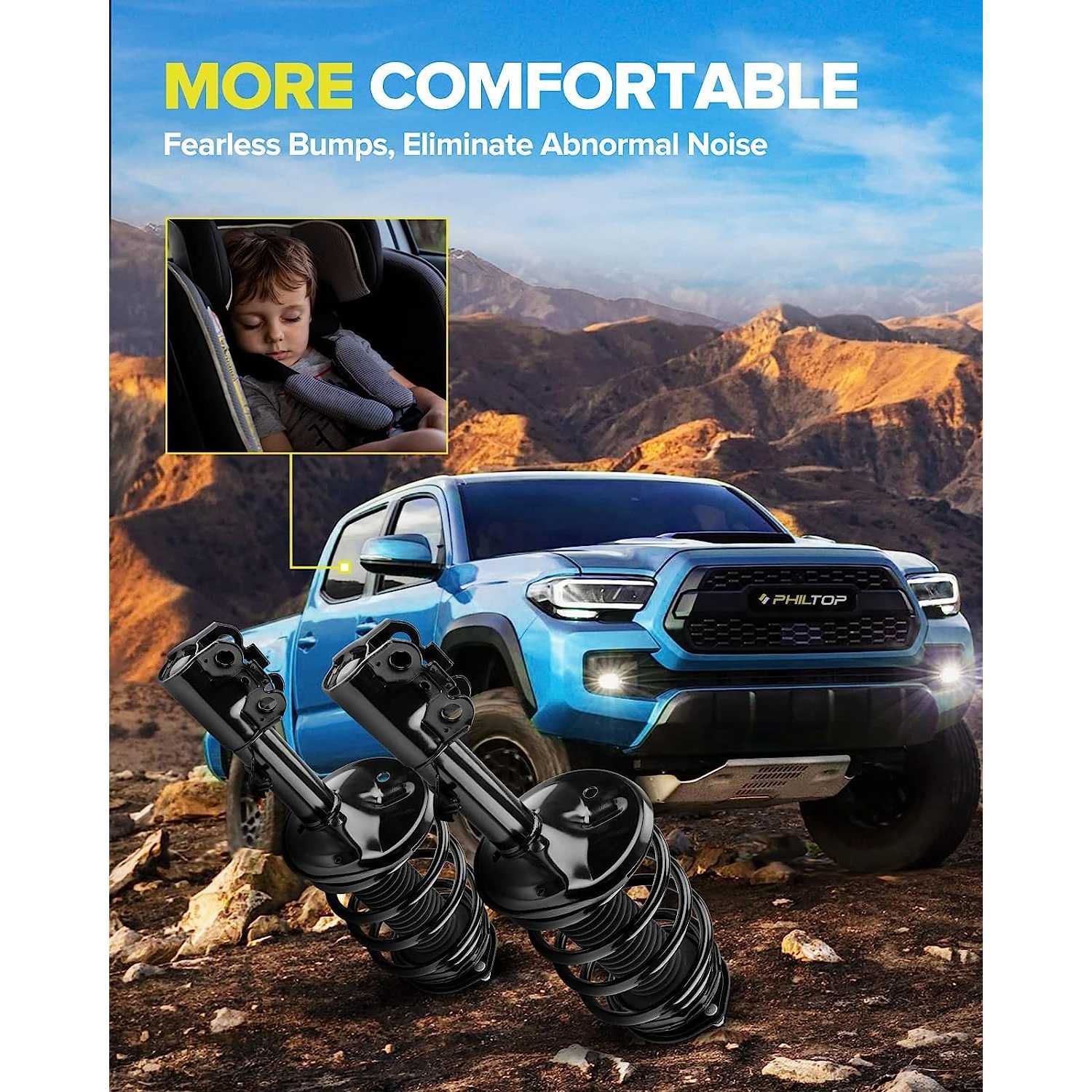 PHILTOP Spectra 2004-2009 / Spectra5 2005-2009 Front Struts Assembly 2Pcs 2