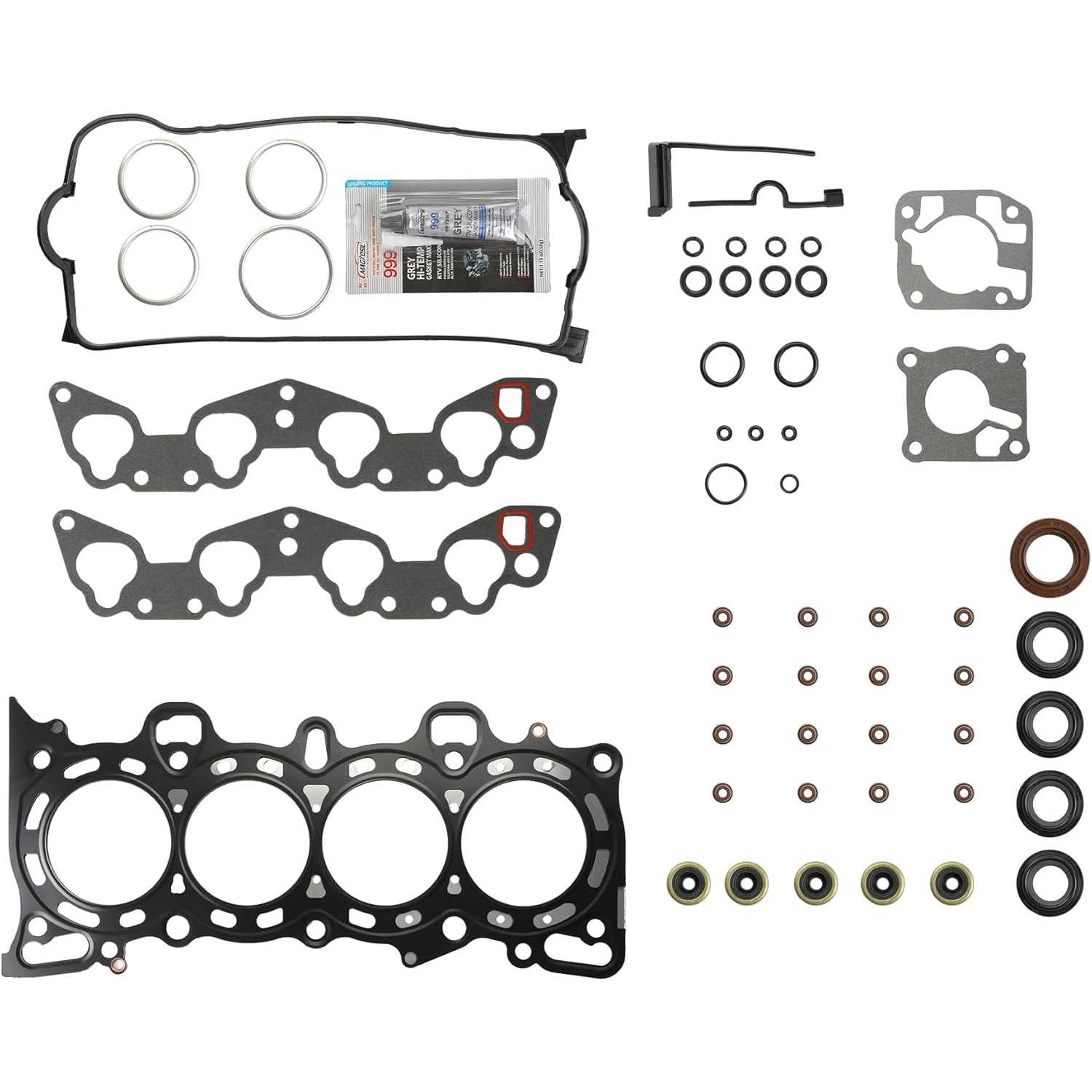 PHILTOP HS9915PT Head Gasket Set, Compatible with 1992-1995 Civic, 1993-1995 Civic del Sol, Cylinder Head Gasket Kits with Bolts