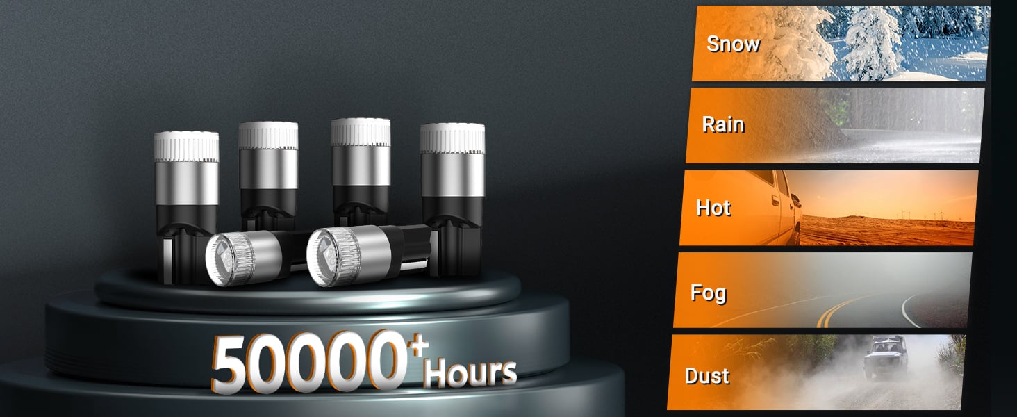 sealight 194 168 w5w led bulb