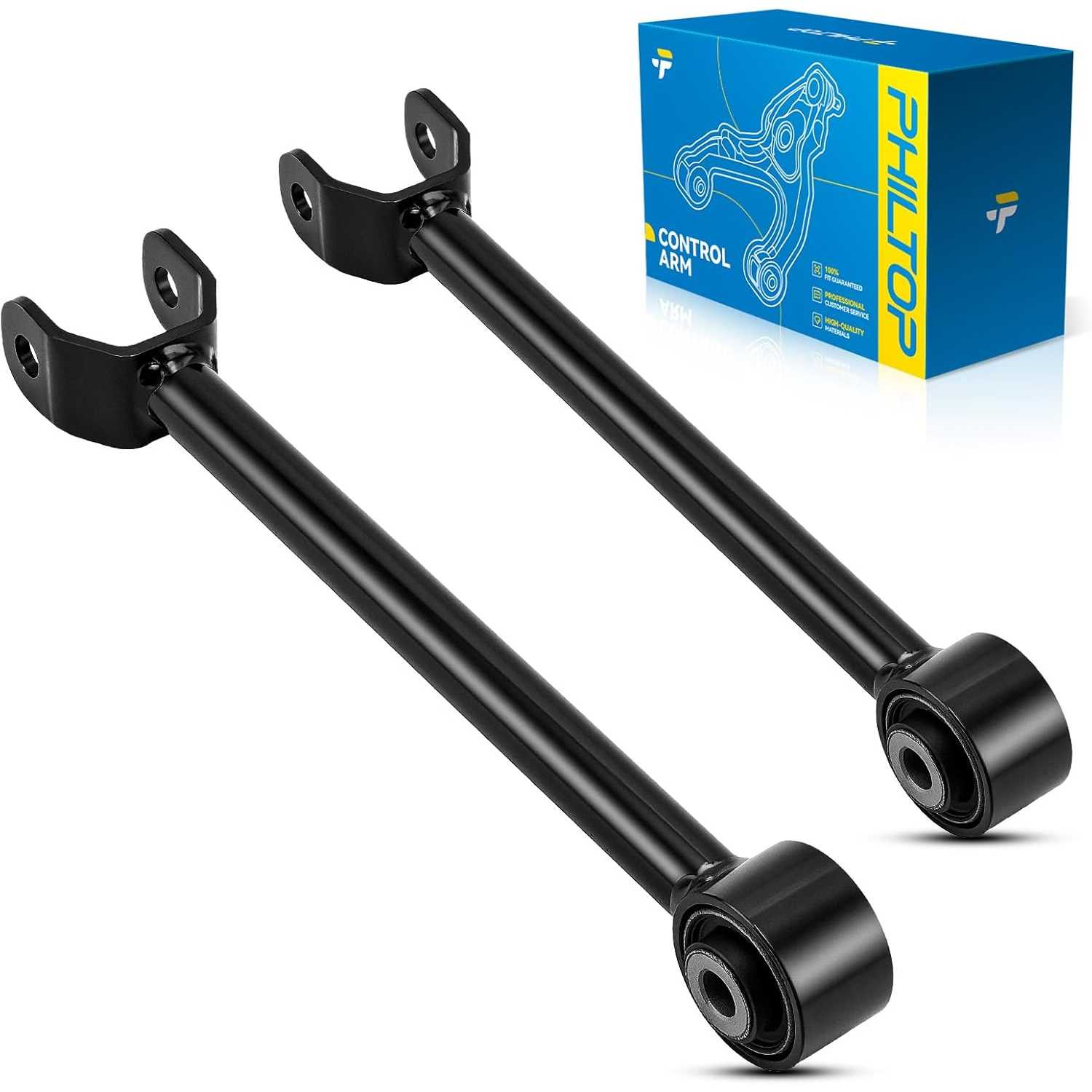 PHILTOP 2Pcs Rear Upper Control Arms Fit for 2007-2010 Sebring, 2008-2010 Avenger, 2009-2010 Journey Suspension Kit, RK641880