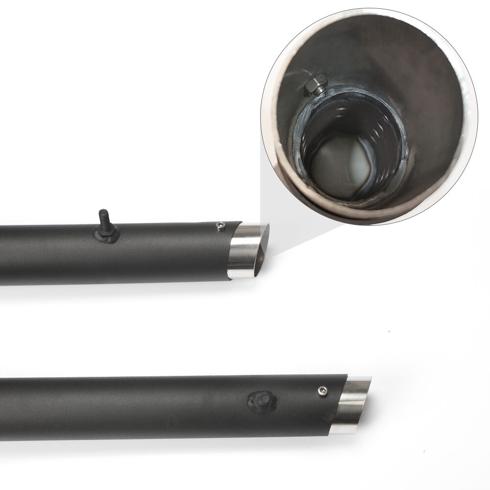For Honda Steed Shadow VT600 VLX 600 Staggered Exhaust Pipe Silencer 8