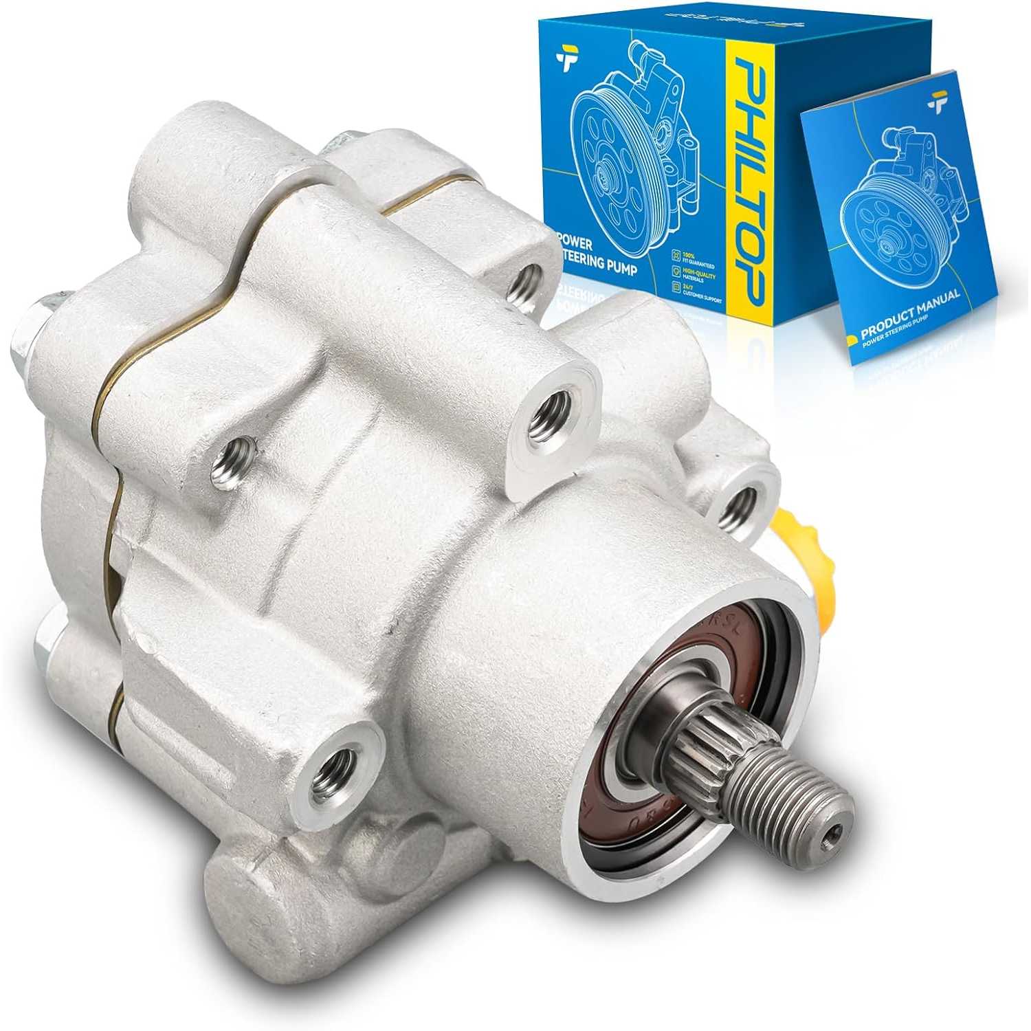 PHILTOP Power Steering Pump Replacement 215990, Fit for 1997-1999 Legacy, 1997-1998 Impreza, Steering Pump