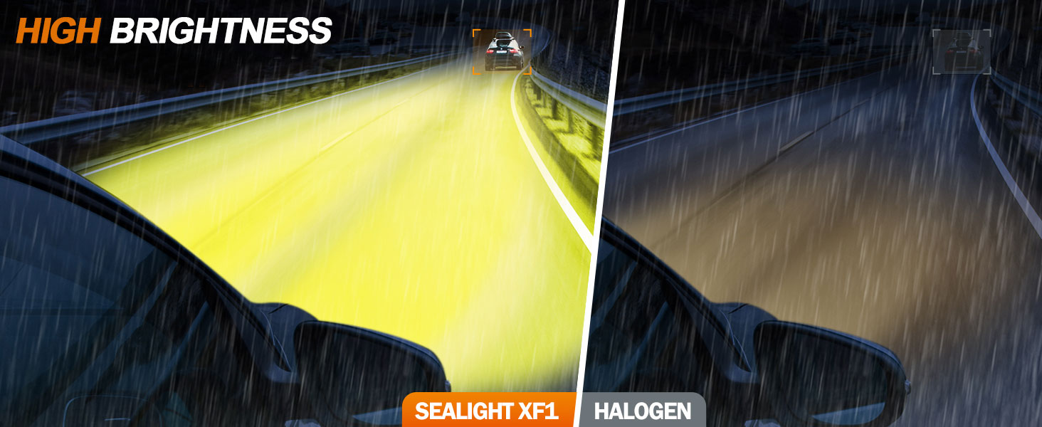 9006 led bulb yellow