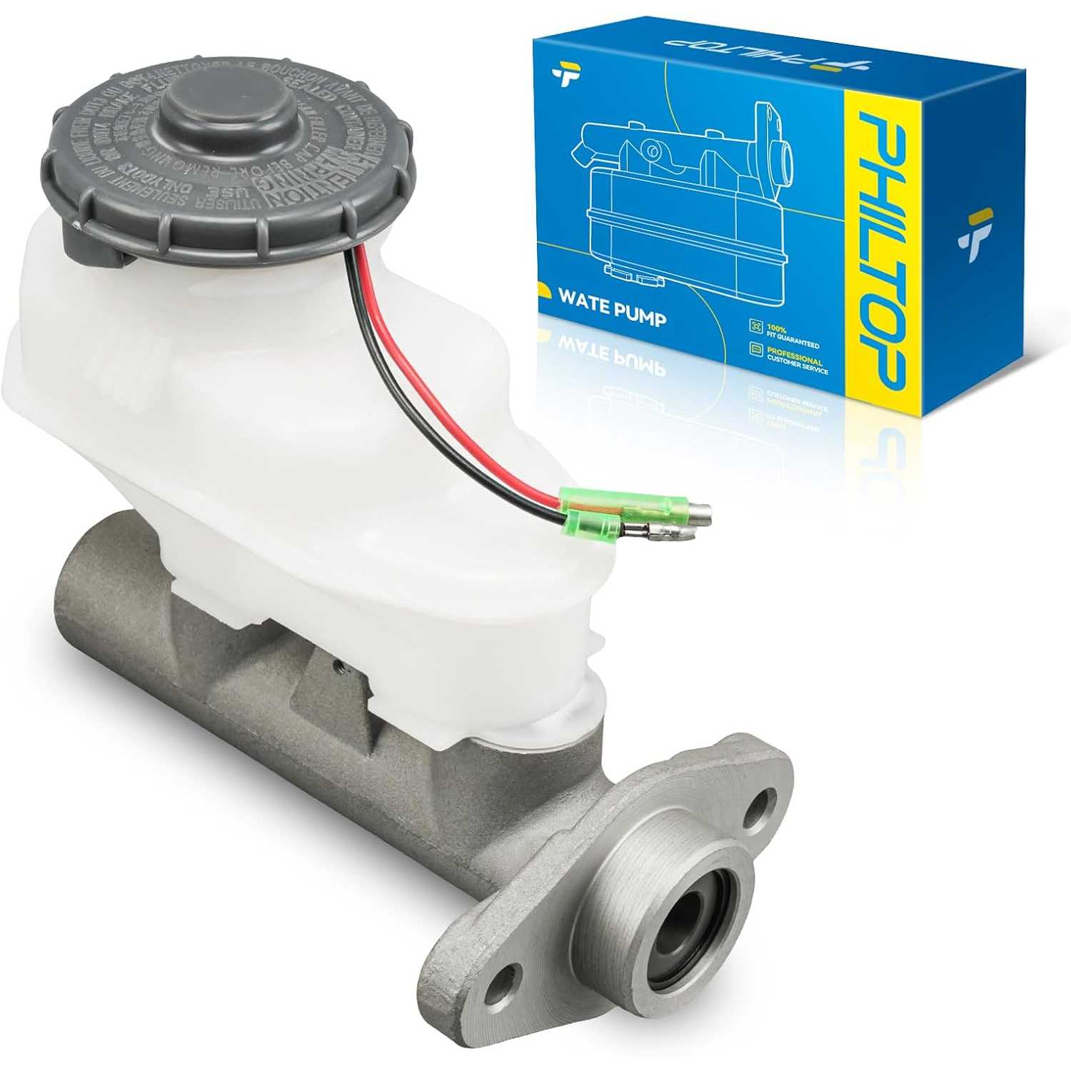 PHILTOP Brake Master Cylinder with Reversior for Honda, Compatible with 1998-2002 Accord, Replaces OE#: M390418