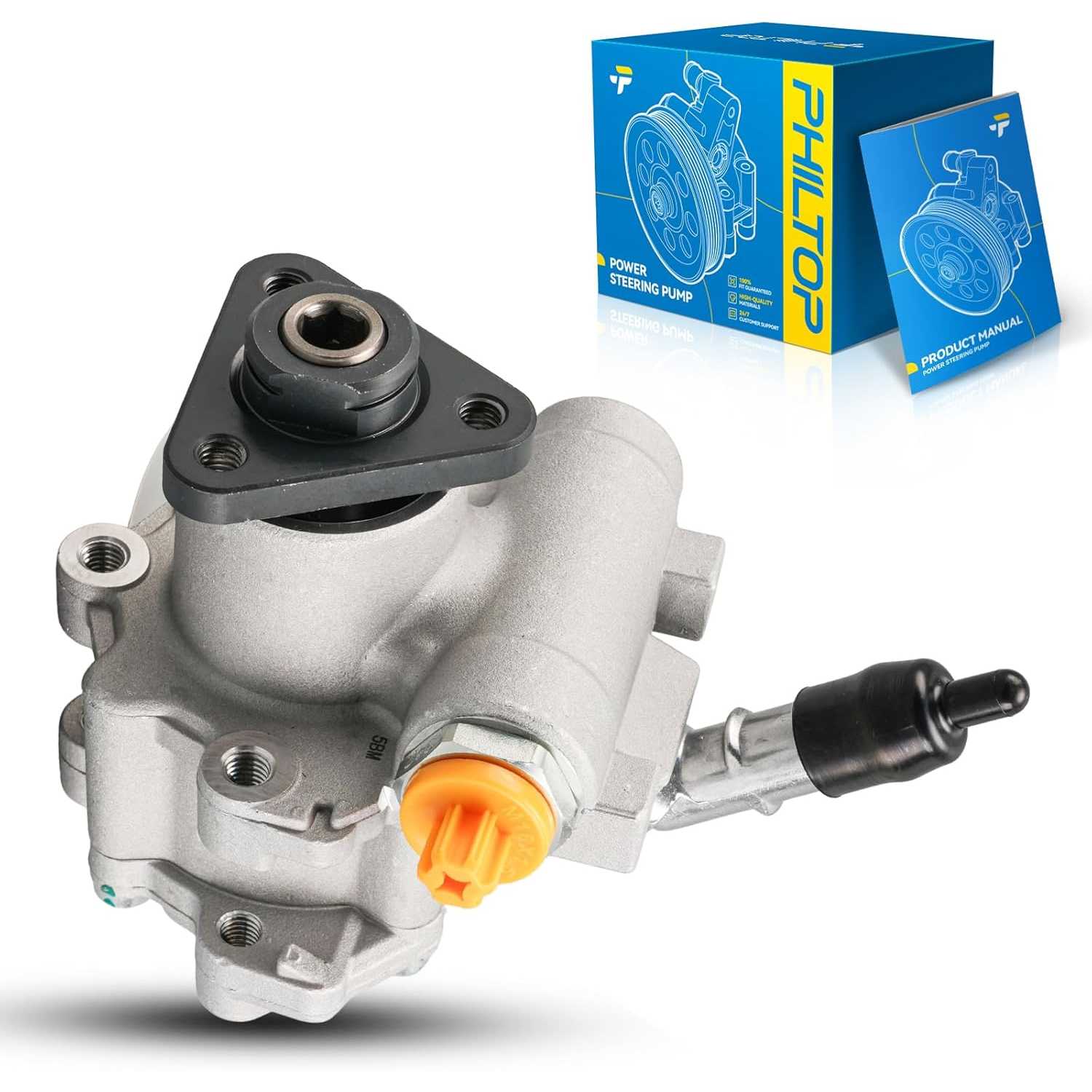 PHILTOP 21673 Power Steering Pump, Fit for 2013-2015 X1 2.0T, Replace OE 21673,32416798865,32416798865