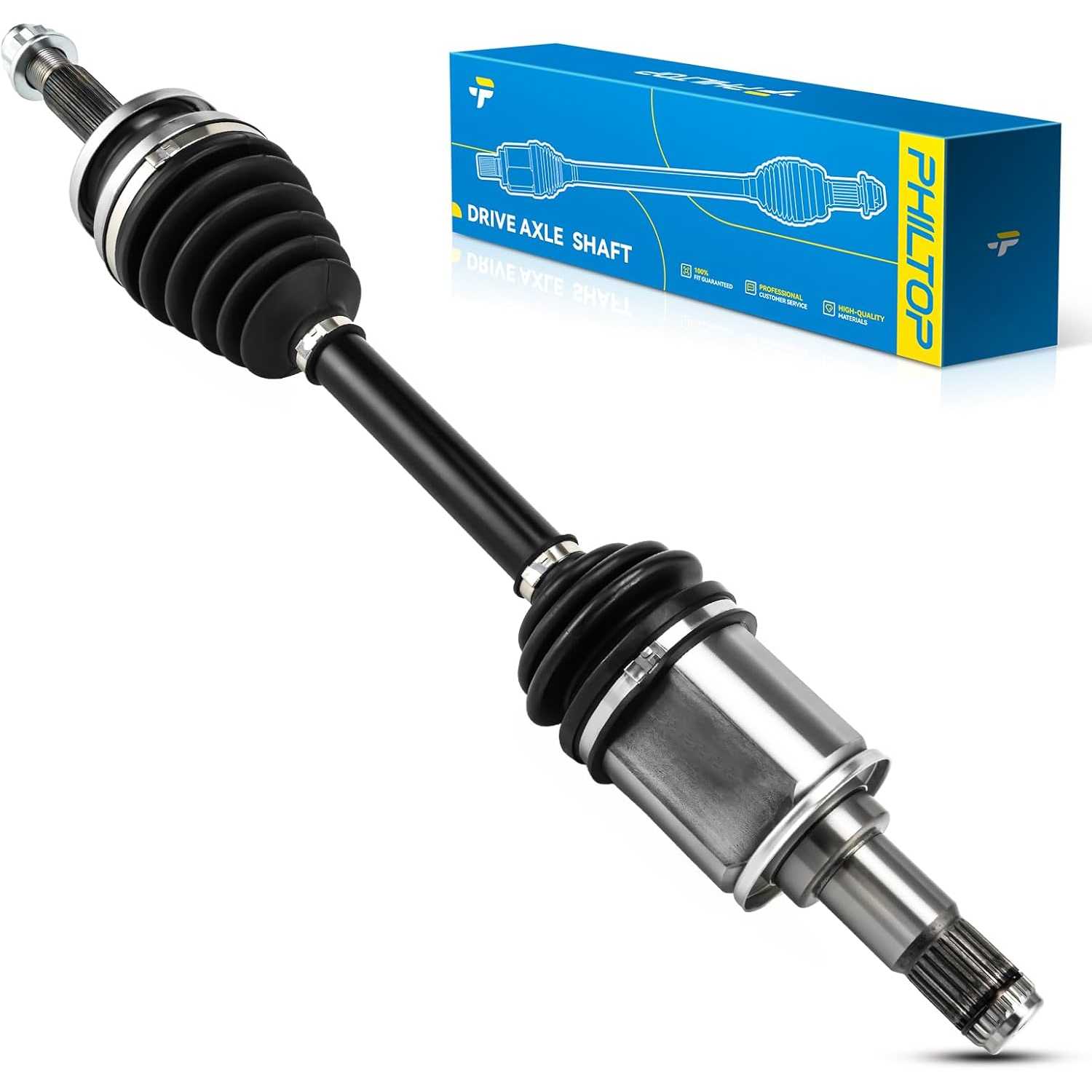 PHILTOP Front Left CV Axle for Toyota RAV4 2007-2012, 665295 CV Axle Shaft 1 PCS