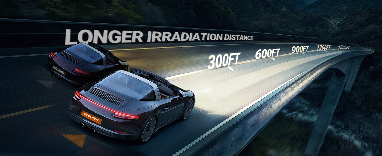 Long irradiation distance