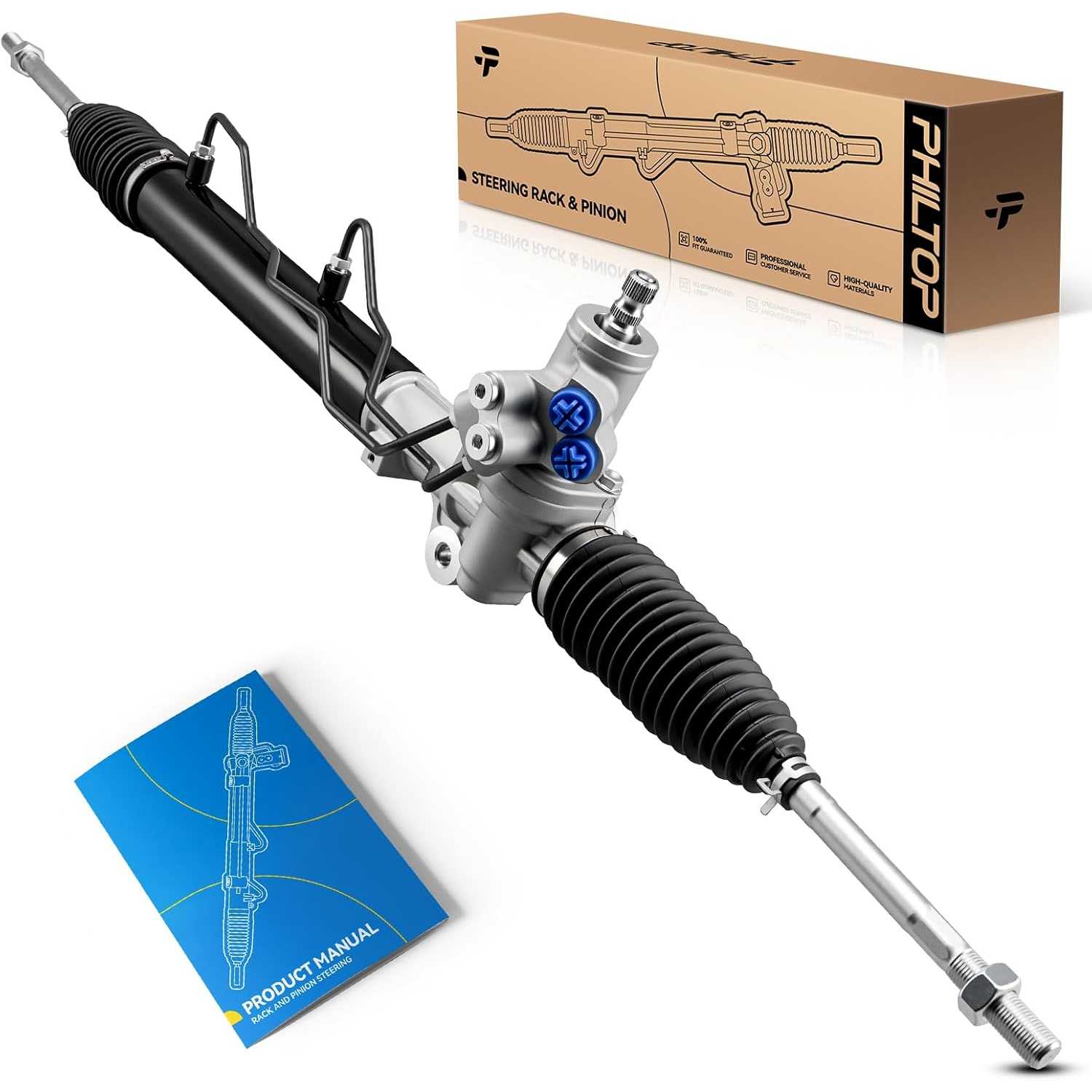 PHILTOP Hydraulic Power Steering Rack and Pinion for Infiniti I30 2000-2001, Nissan Maxima 2000-2001, Maxima GXE 2002-2003 All M