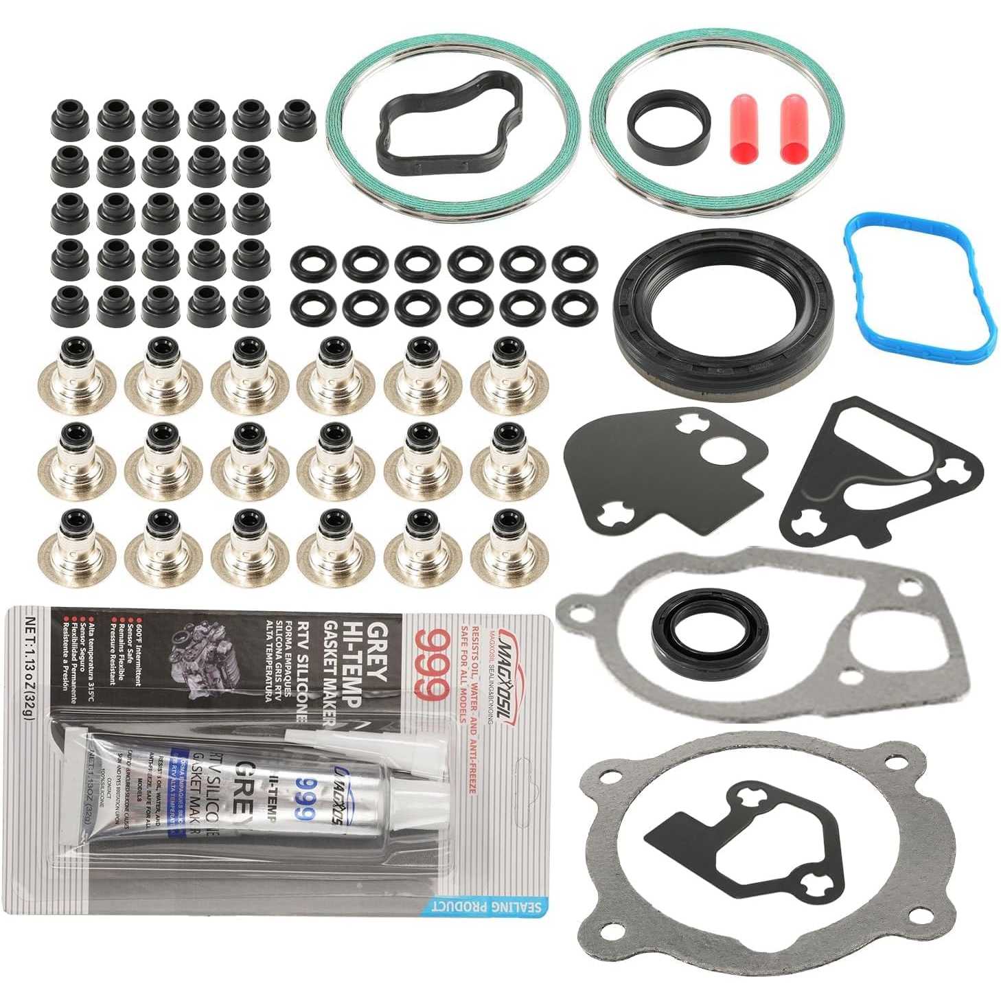PHILTOP HS26376PT-3 Head Gasket Set, Compatible with 2008-2009 G8 Base Sedan 4-Door 3.6L, Cylinder Head Gasket Kits with Bolts