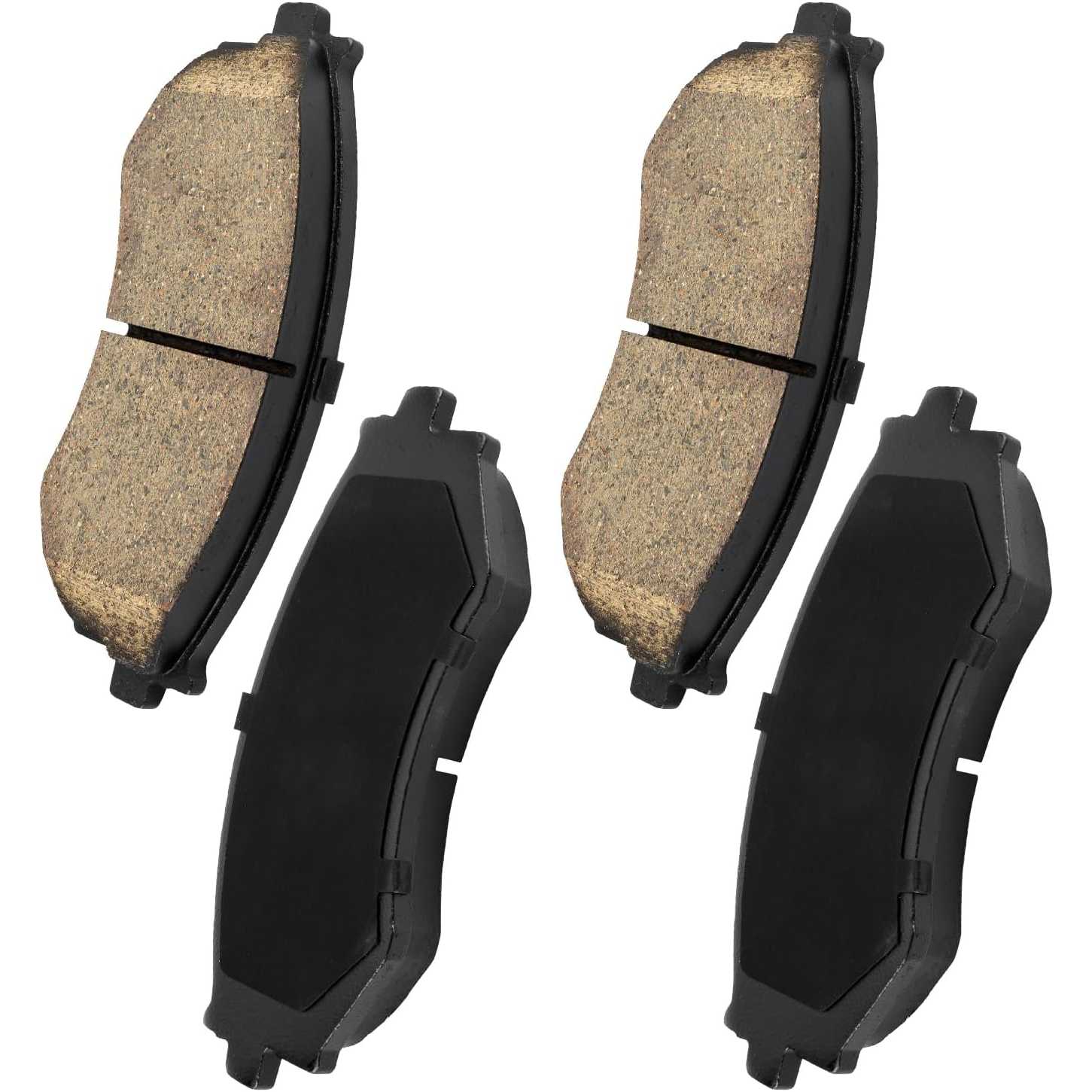 PHILTOP Ceramic Front Brake Pads For Sentra 2000-2006, 4 Pcs replace # D485