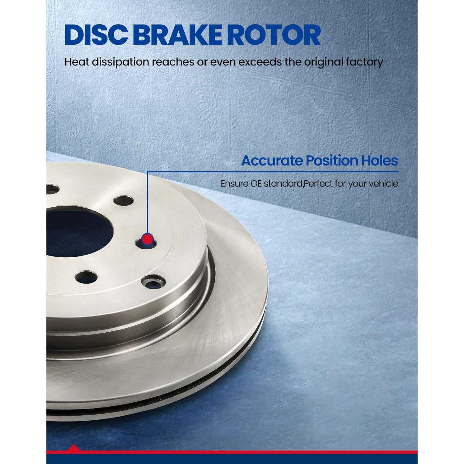 2015-2017 Hyundai Tucson(More Available) Front Ceramic Brake Pad & Rotor Kit 4