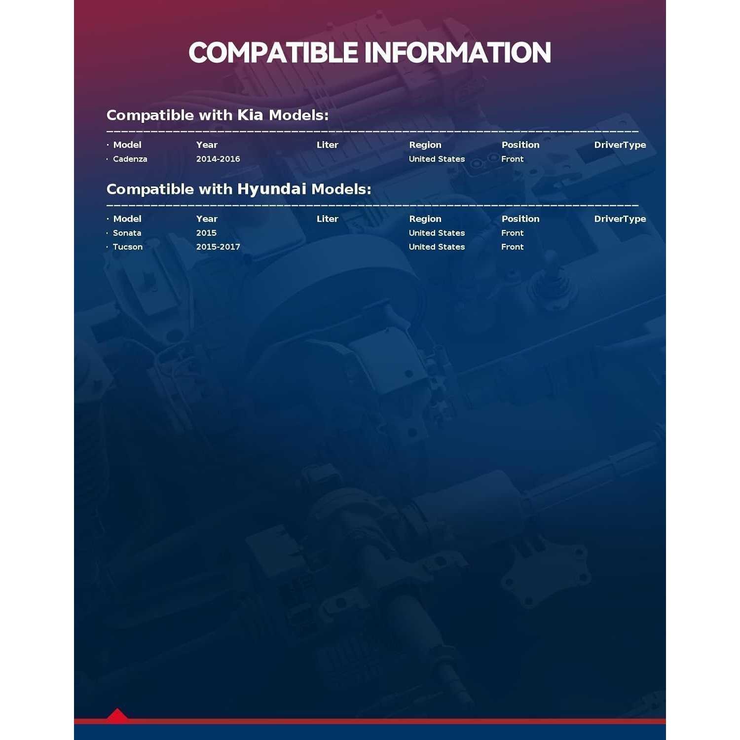 2015-2017 Hyundai Tucson(More Available) Front Ceramic Brake Pad & Rotor Kit 2