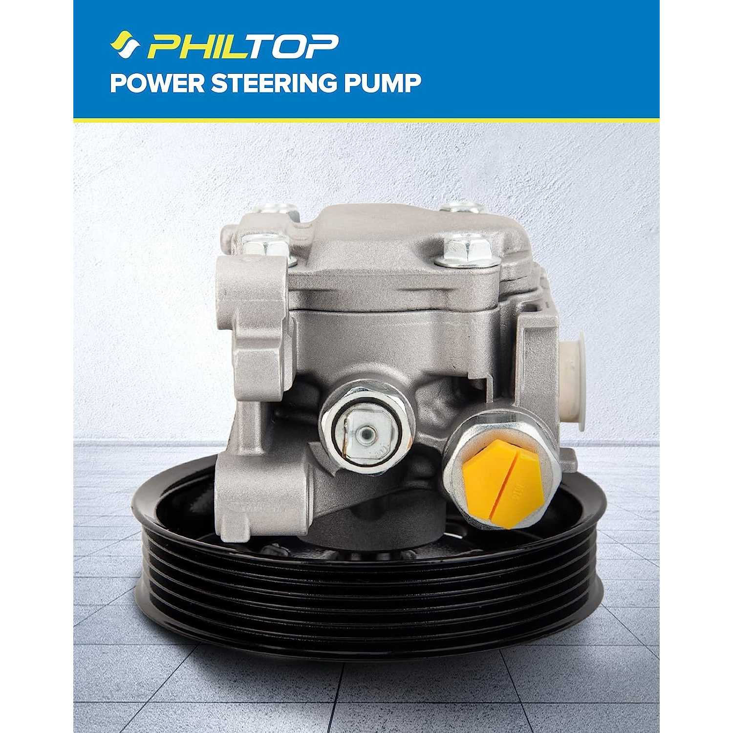 Suncent Power Steering Pump 21-5391 OE Replacement for 6 2003-2008 2.3L, Power Steering Wheel Pump GK2A32650F, GK2A32650H, GK2A3 8