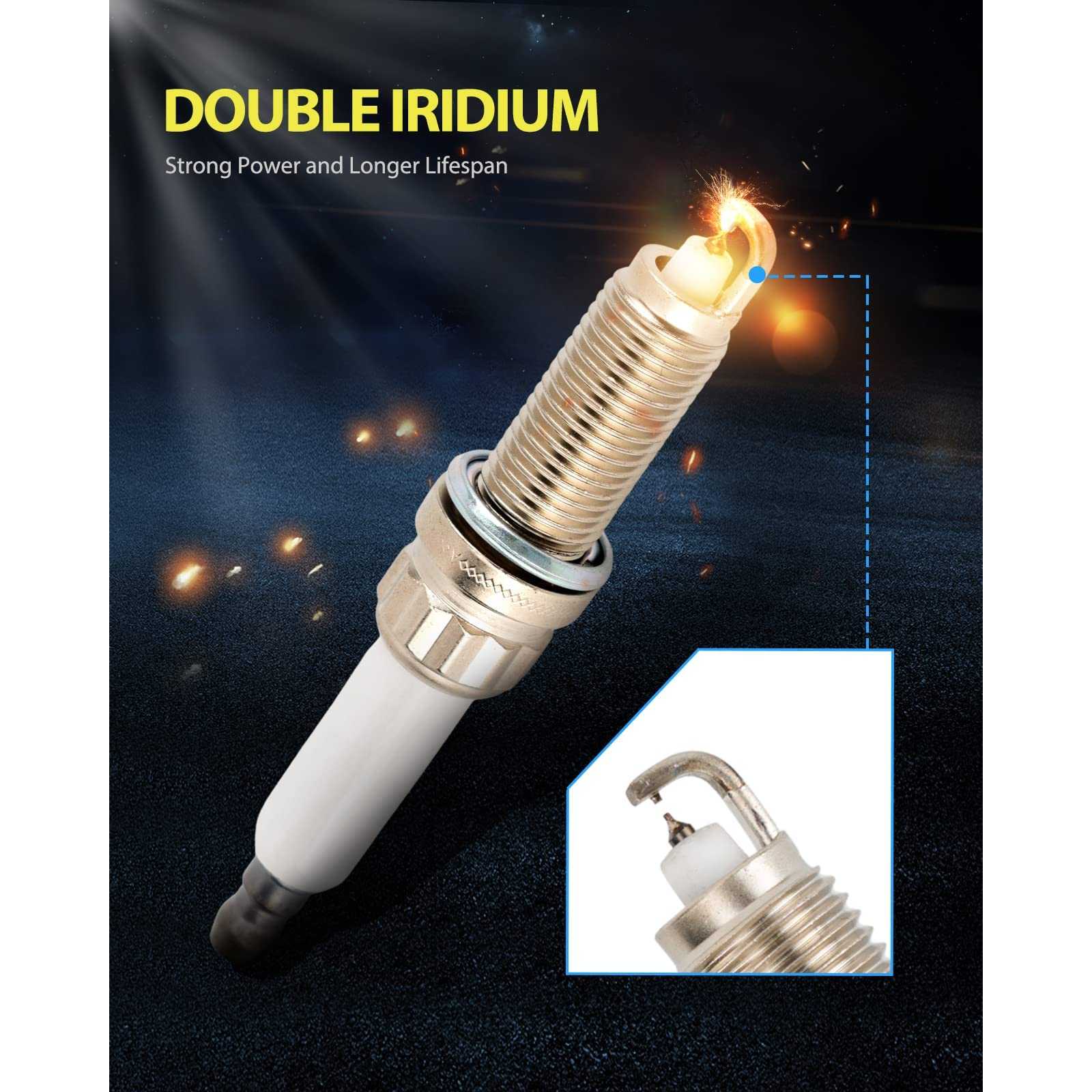 PHILTOP® 97506 (SILZKBR8D8S) Double Iridium Spark Plug 1PC for 2011-2018 X5 (more available) 1