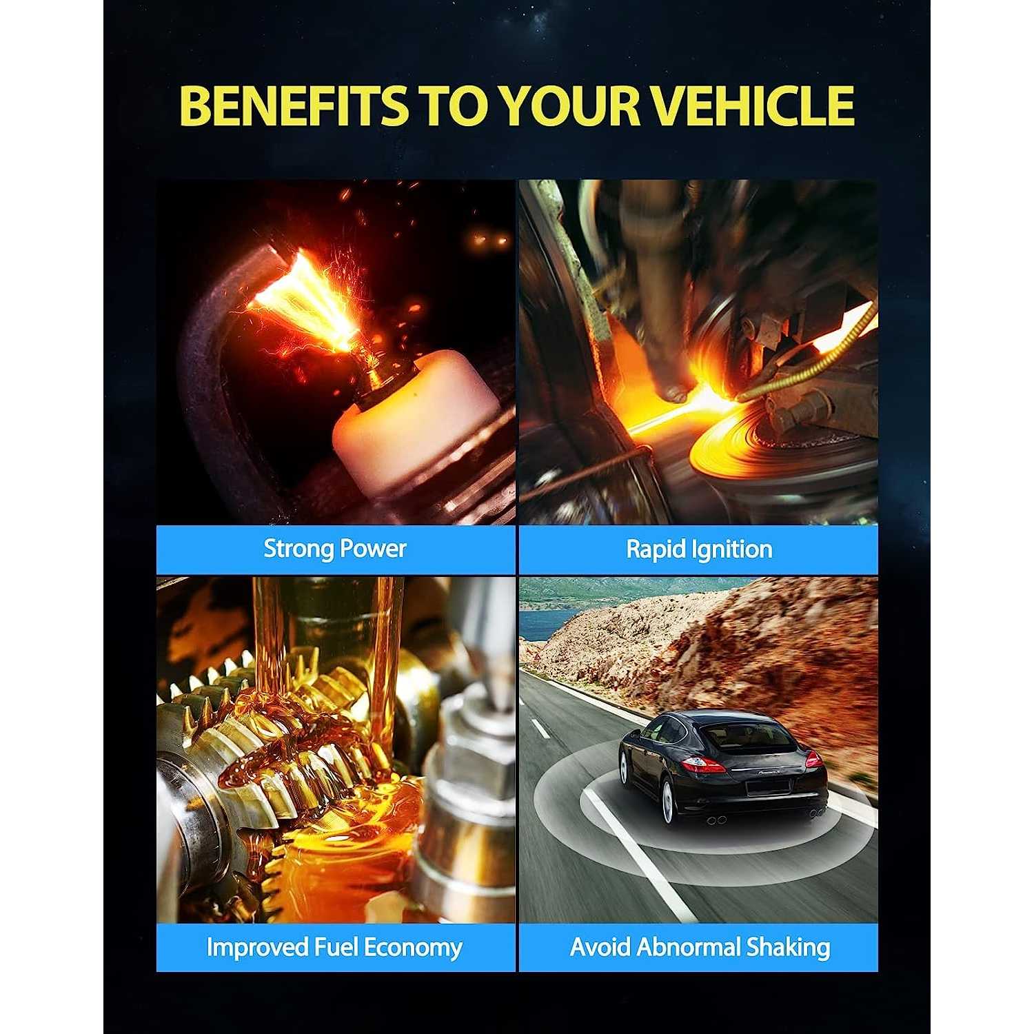 PHILTOP® 97506 (SILZKBR8D8S) Double Iridium Spark Plug 1PC for 2011-2018 X5 (more available) 5