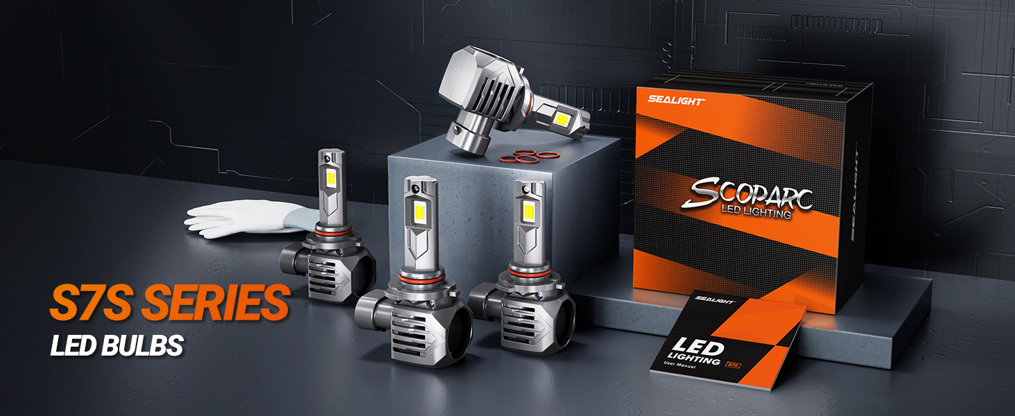 Sealight s7s 9005 9006 led bulbs