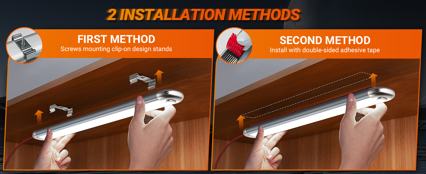 SEALIGHT DC 12V LED Interior Light Bar, 1500LM 8W LED Lights Strip