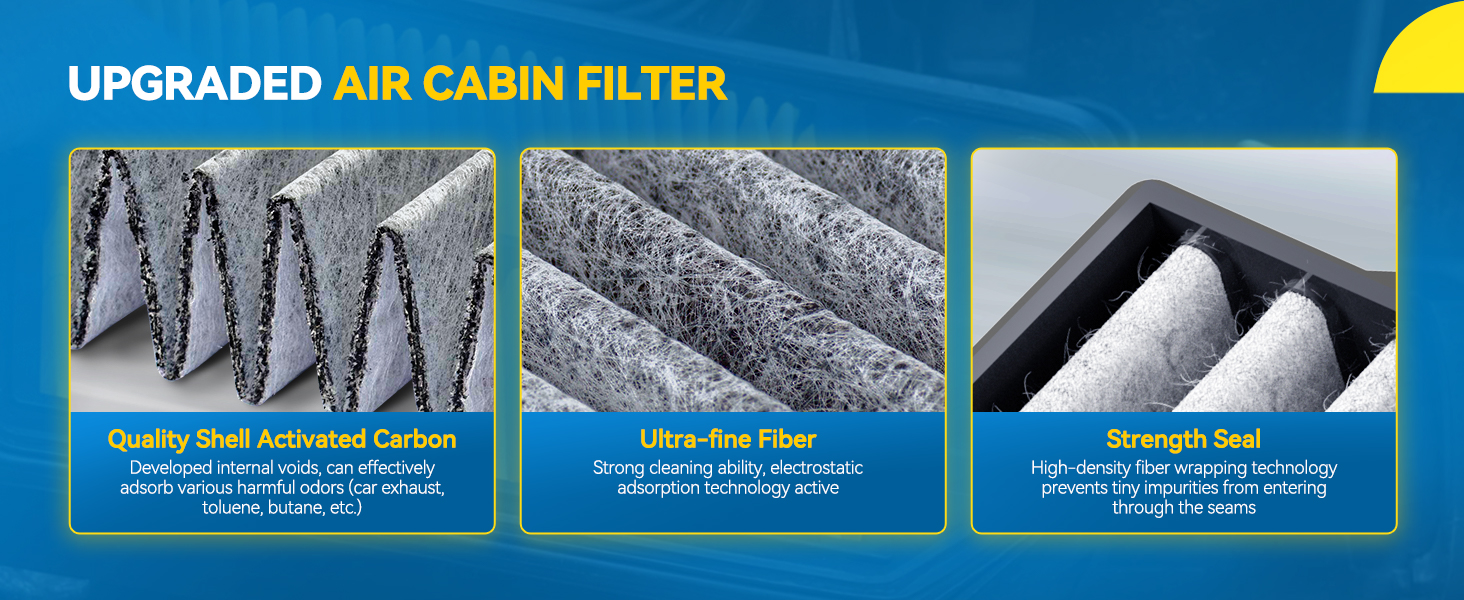 UPGRADED AIR CABIN FILTER