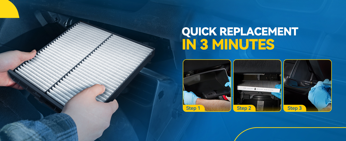 QUICK REPLACEMENT IN 3 MINUTES