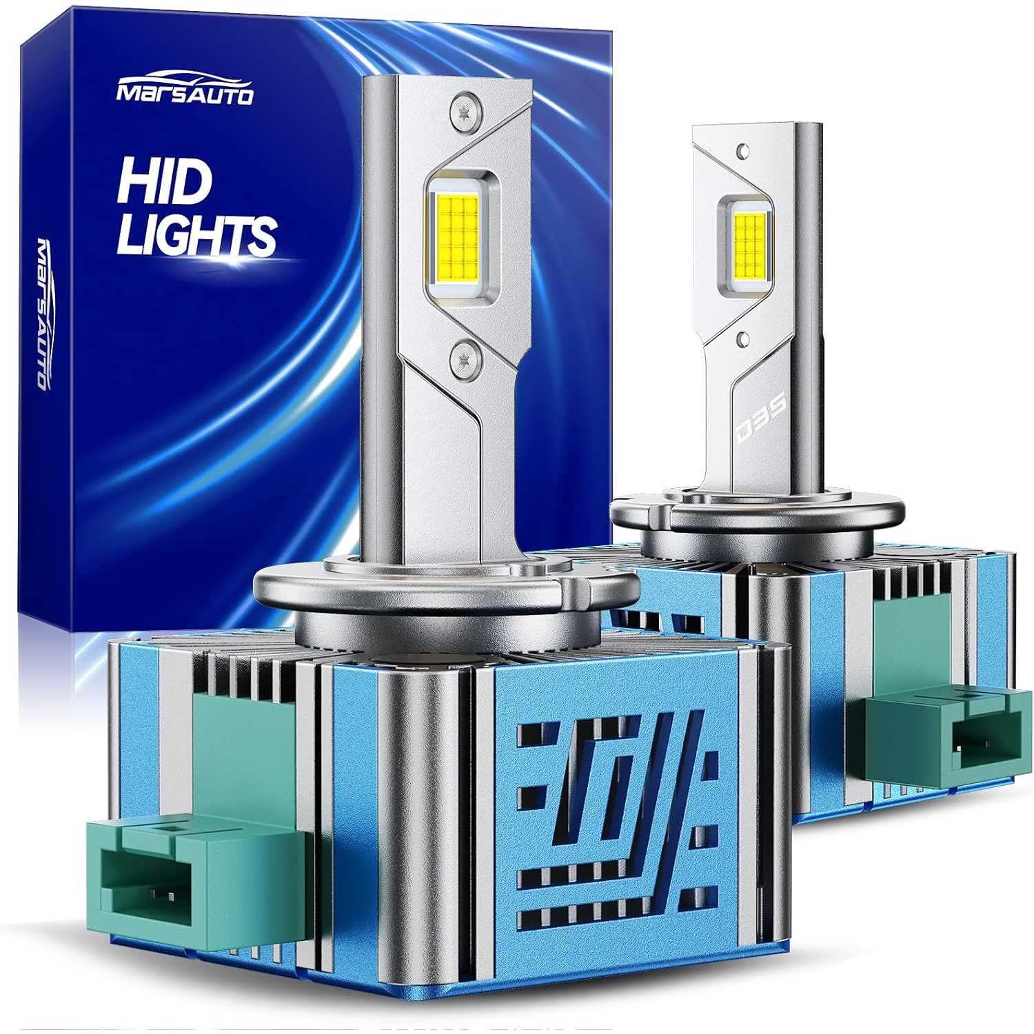 Marsauto® D3S D3R 30,000LM 6500K White LED Bulbs 2Pcs