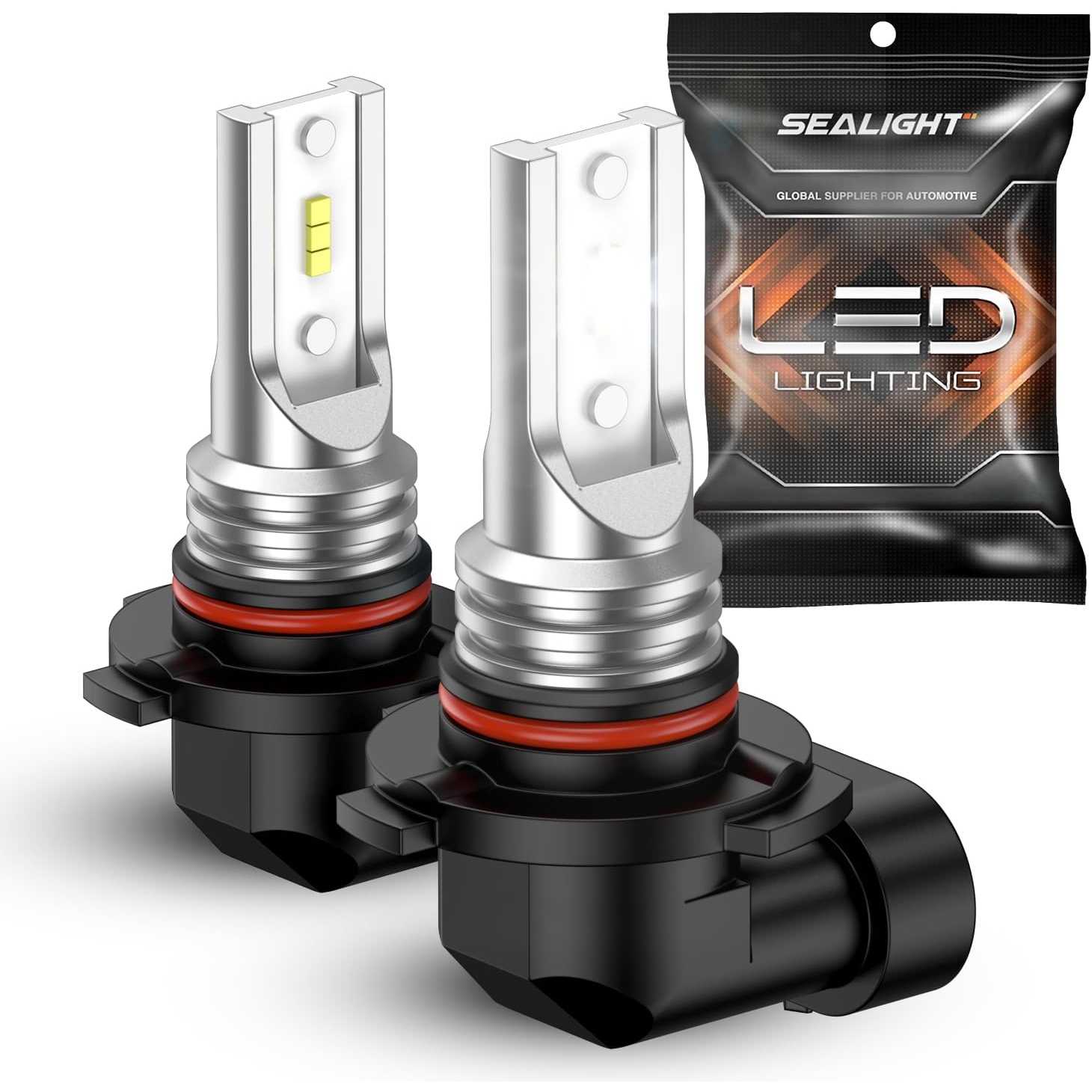 SEALIGHT® F2S H10/9145/9140 LED Fog Light Bulbs 6500K White 20W 6000LM IP68 2PCS