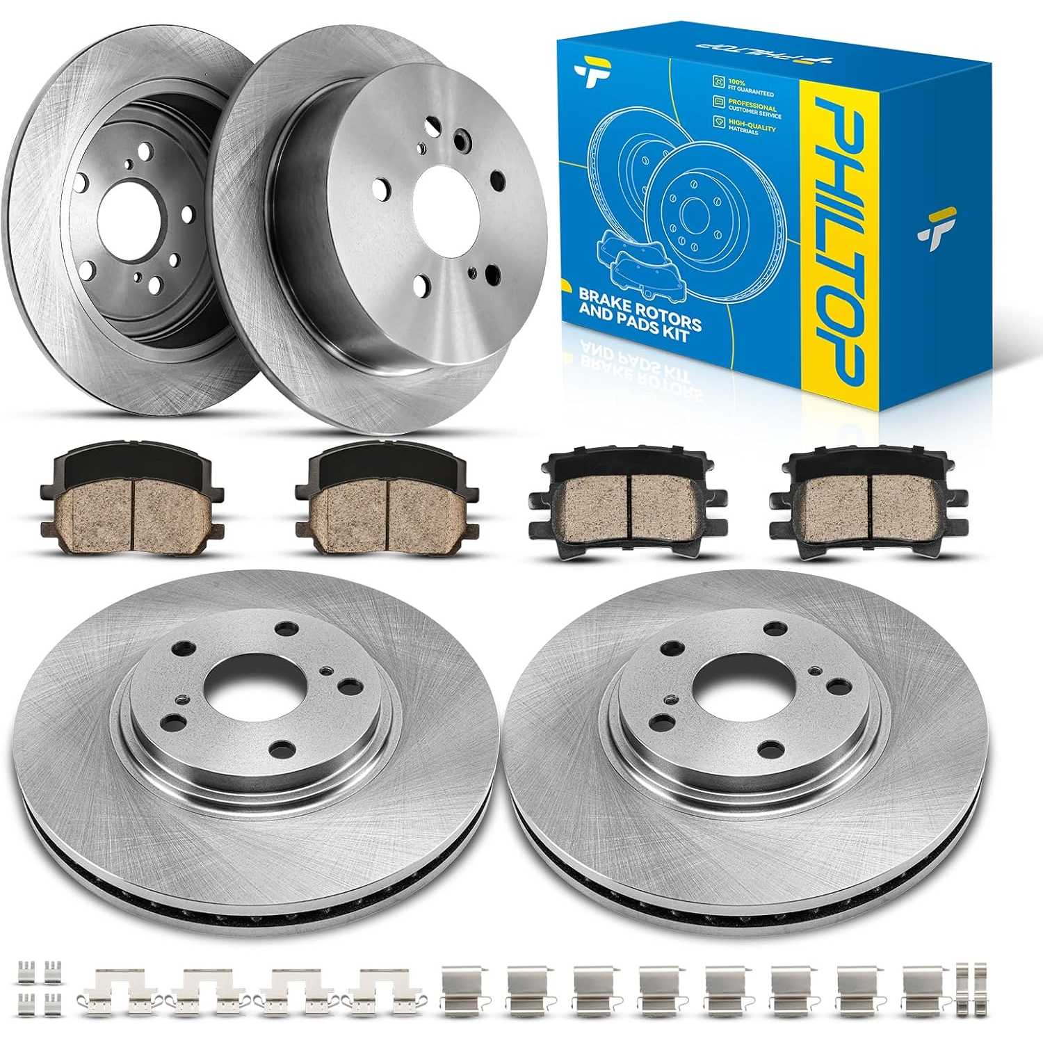 2008-2015 Scion xB Front & Rear Drilled and Slotted Brake Kit S