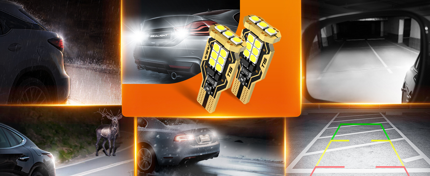 921 LED bulb offers a white energy-efficient lighting solution for automotive back up light bulb