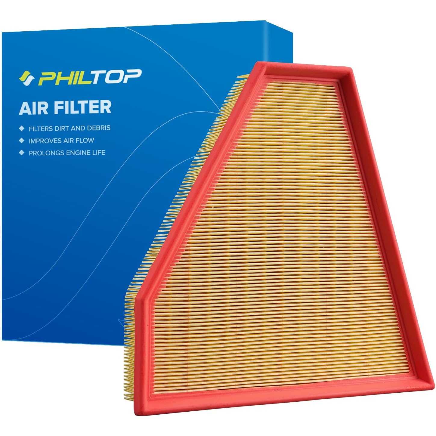 PHILTOP Engine Air Filter CA10464 Replacement for BMW 328i 3.0L 2007-2013, 328i xDrive 3.0L 2009-2013, 325i 3.0L 2006, 328xi 3.0