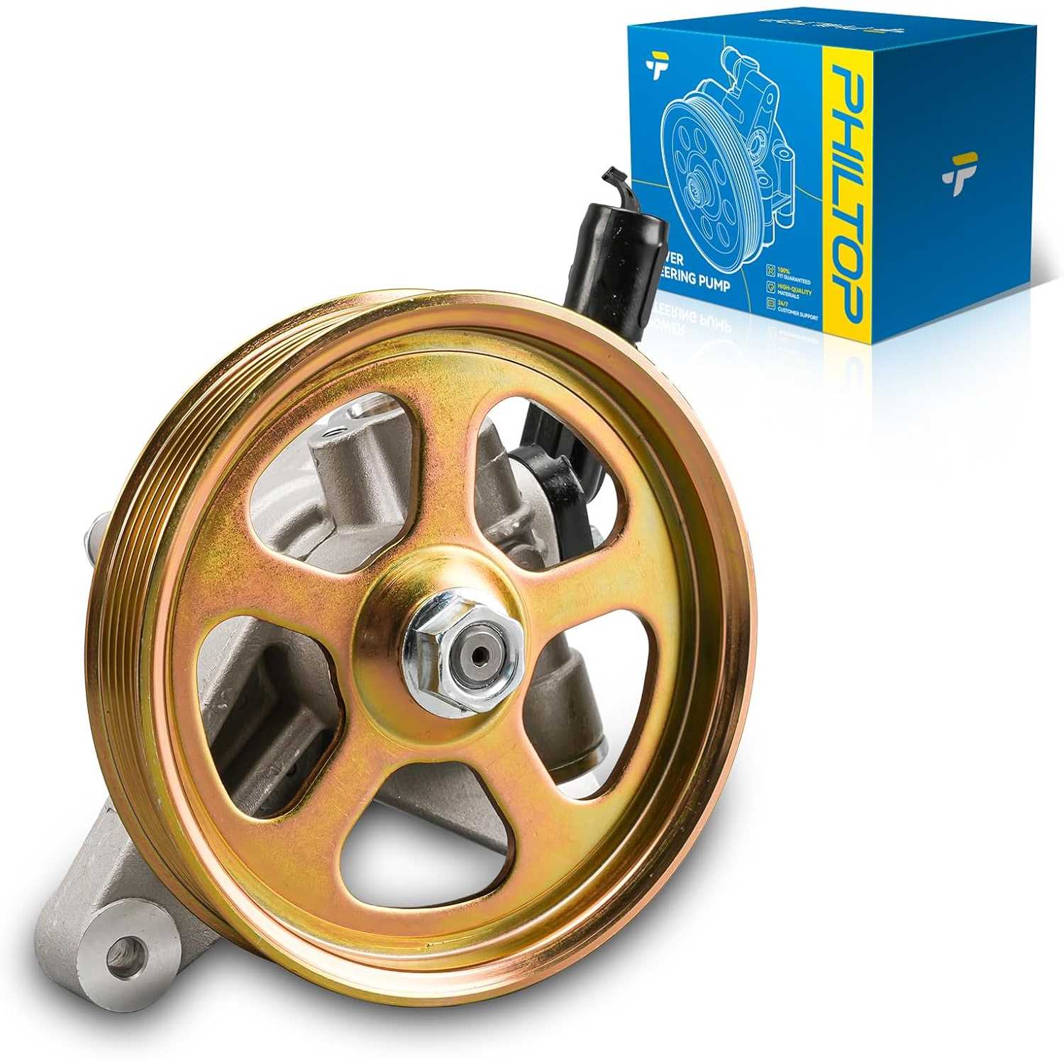 PHILTOP Power Steering Pump Replacement 965494, Fit for 2009-2011 Pilot, 2008-2012 Accord 3.5L, 2010-2011 Accord Crosstour, 2012